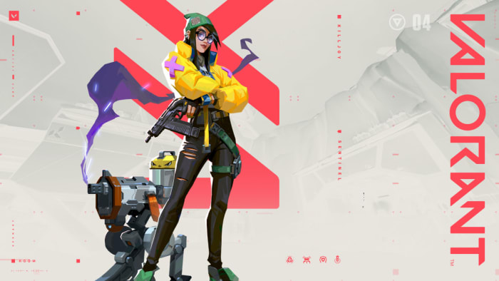 Killjoy splash art from Valorant